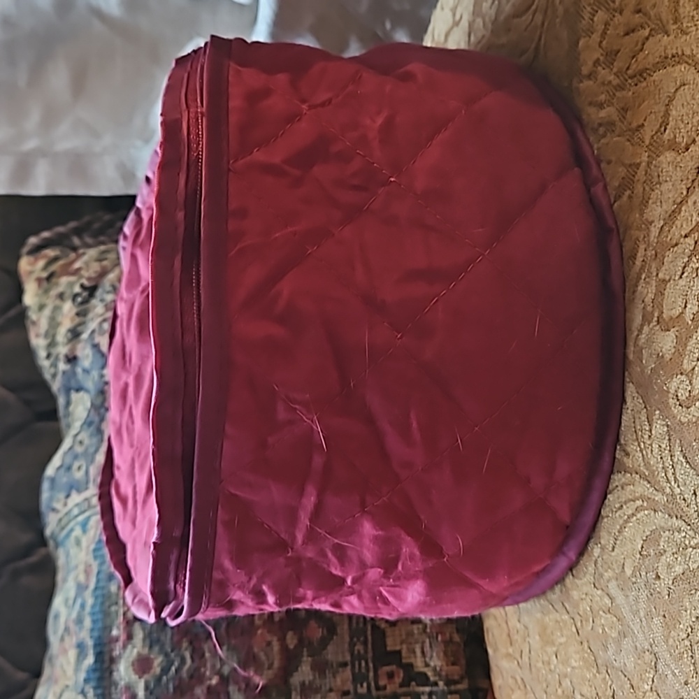 90s Bone Chintz Mikasa in my case set holly in handmade cloth storage case